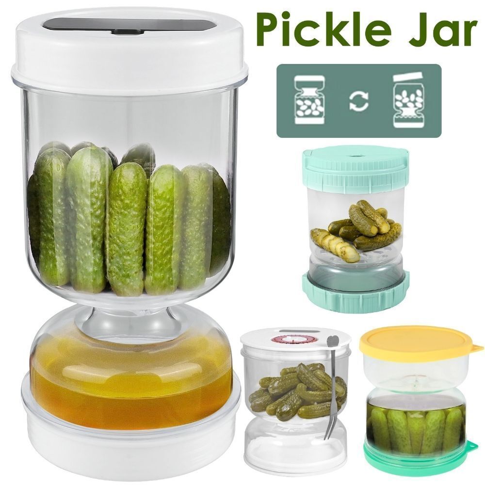 Pickle Container with‎ Strainer - Picture 3 of 4
